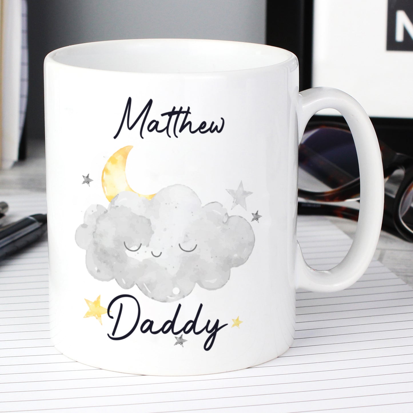 Personalised Daddy Cloud Mug - MK&JD Gifts