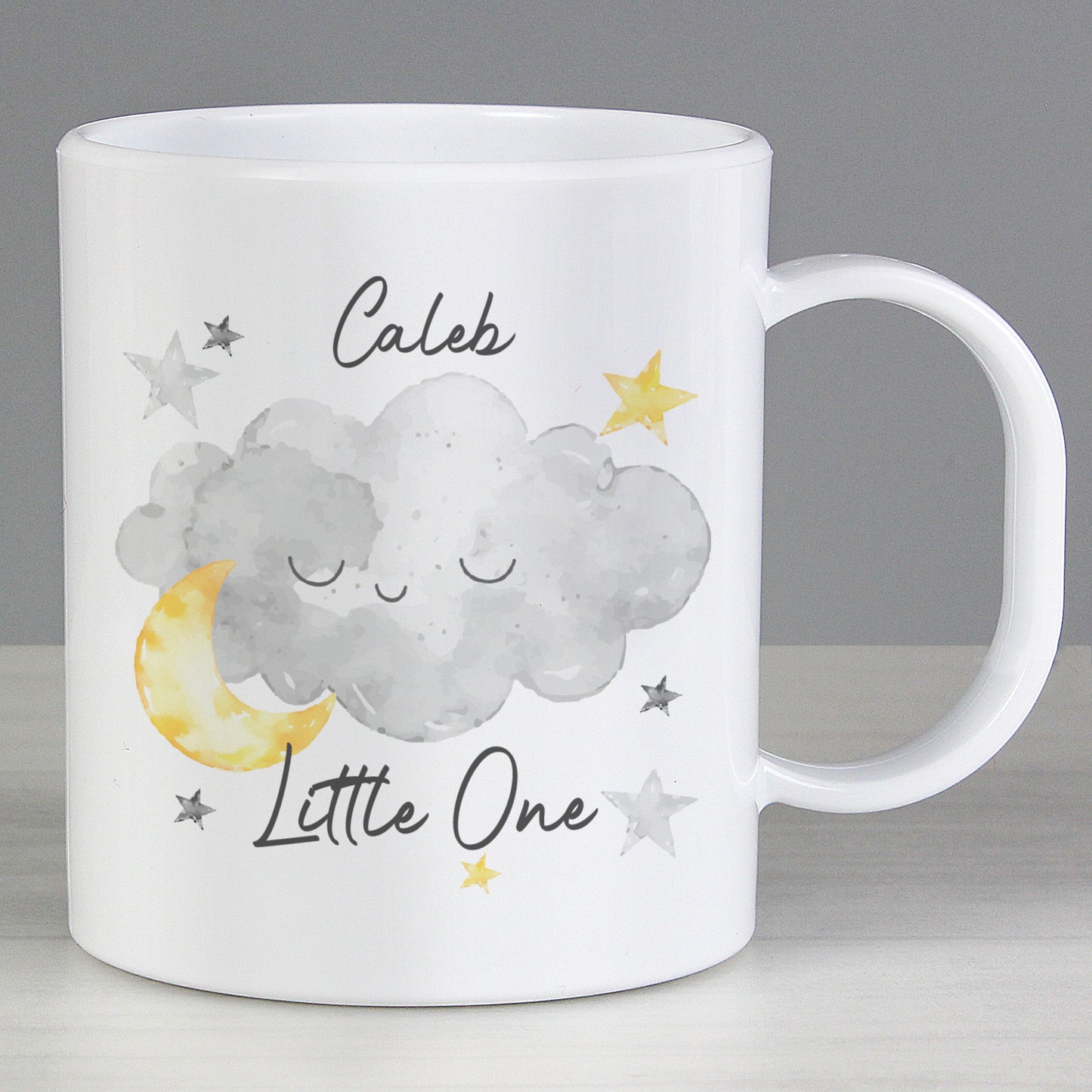 Personalised Little One Cloud Plastic Mug - MK&JD Gifts