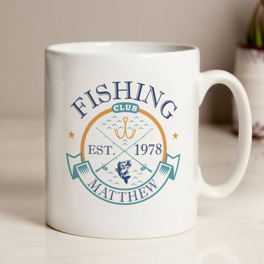 Personalised Fishing Club Mug - MK&JD Gifts