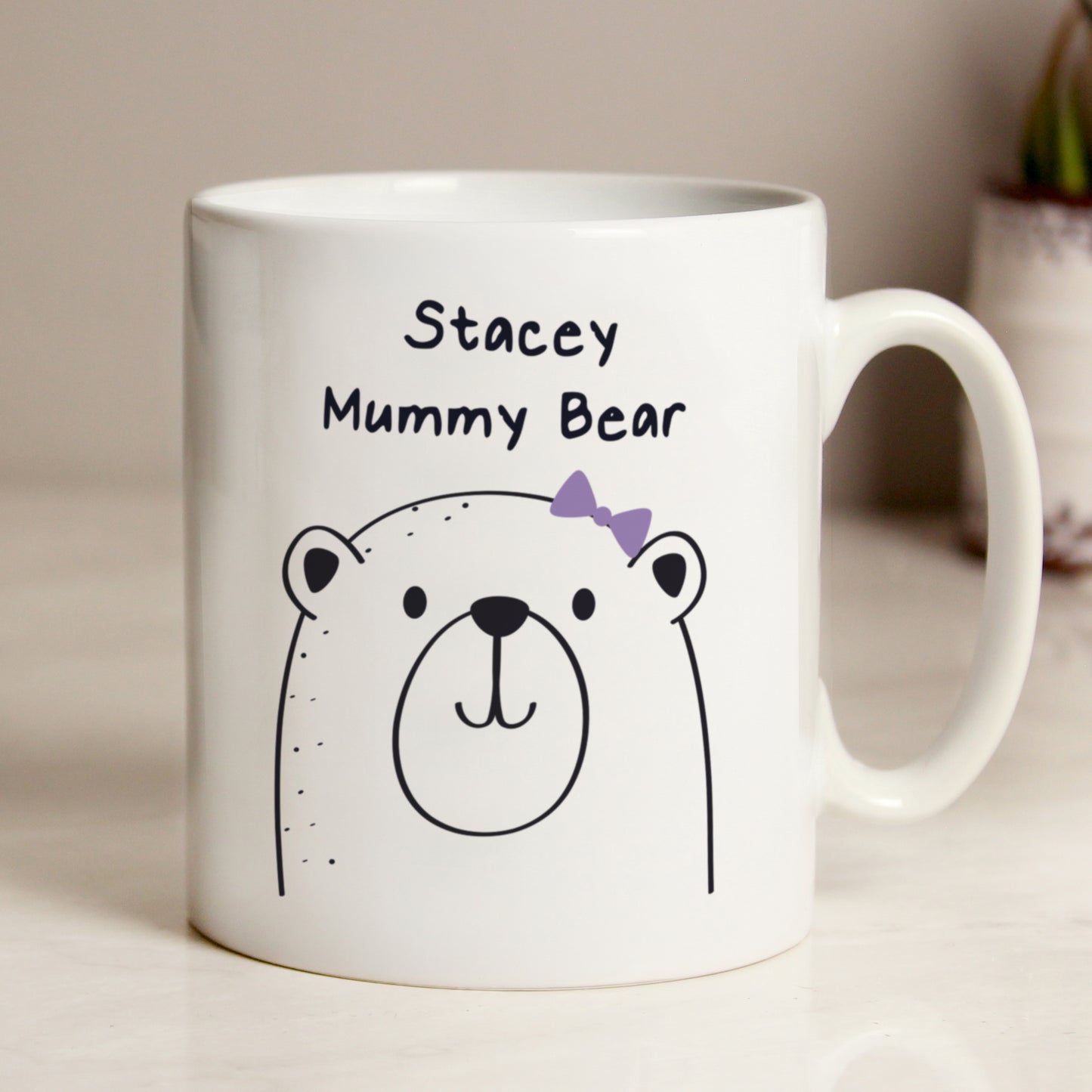 personalised mummy bear mug - MK&JD Gifts