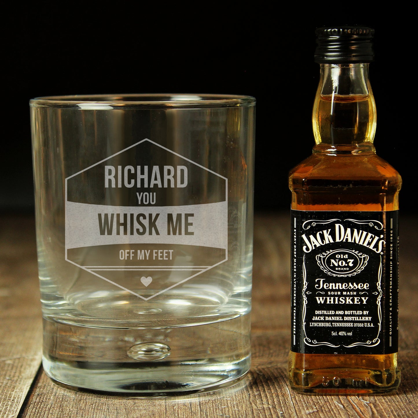 Personalised Whisk Me Off My Feet Whisky Set - MK&JD Gifts
