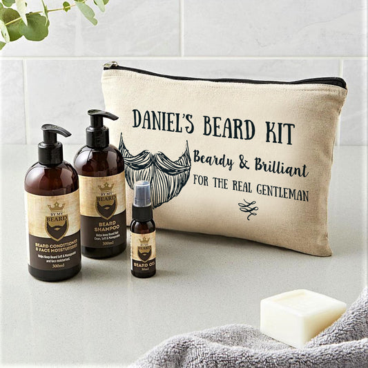 Personalised Beardy & Brilliant Beard Kit - MK&JD Gifts