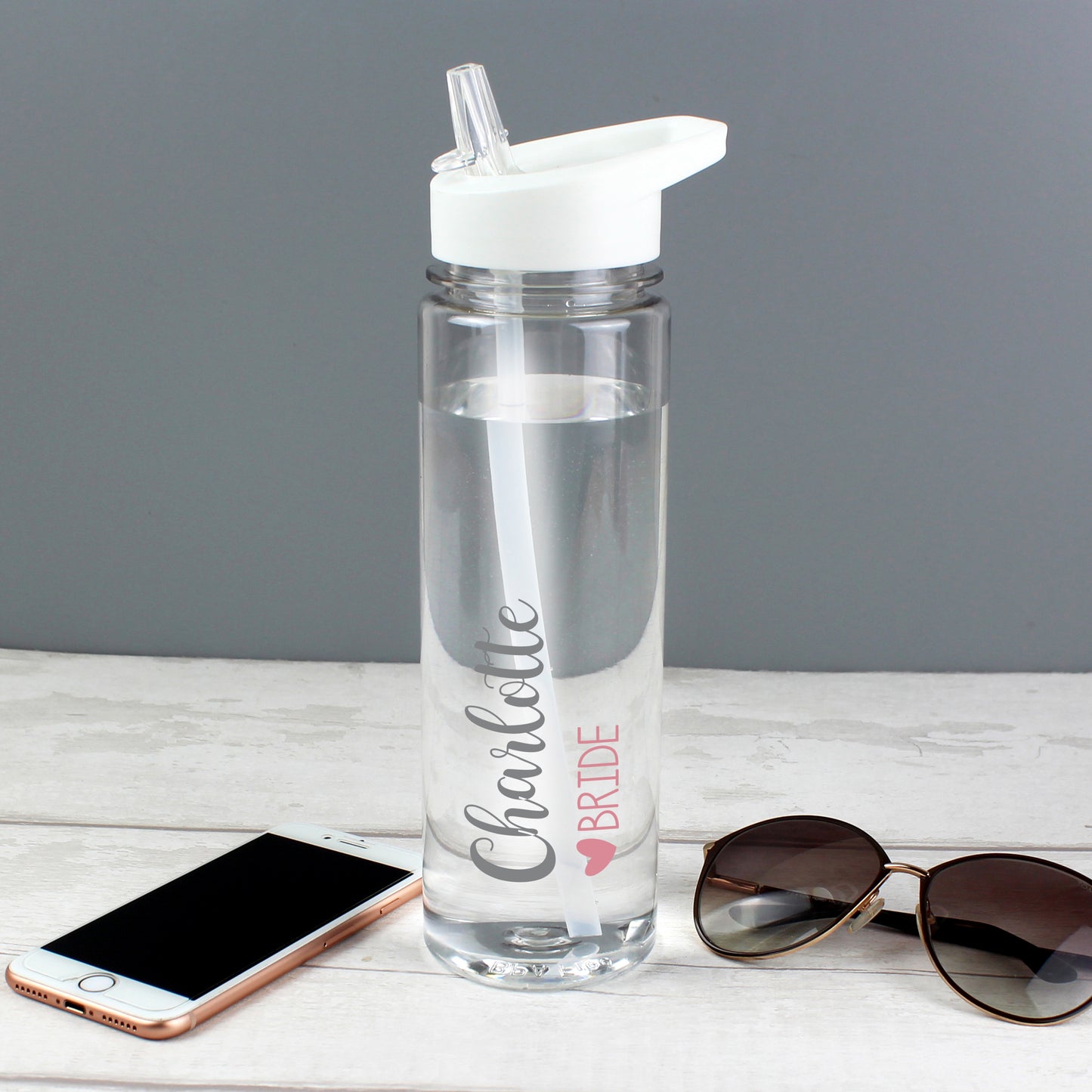 Personalised Wedding Party Water Bottle - MK&JD Gifts