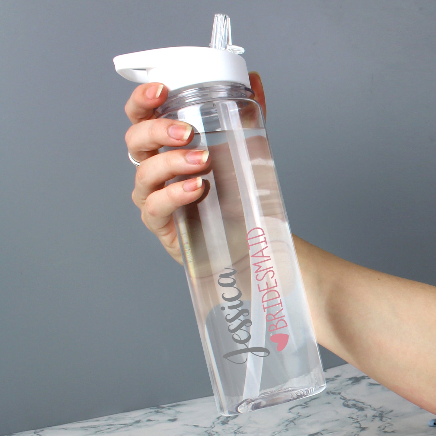 Personalised Wedding Party Water Bottle - MK&JD Gifts