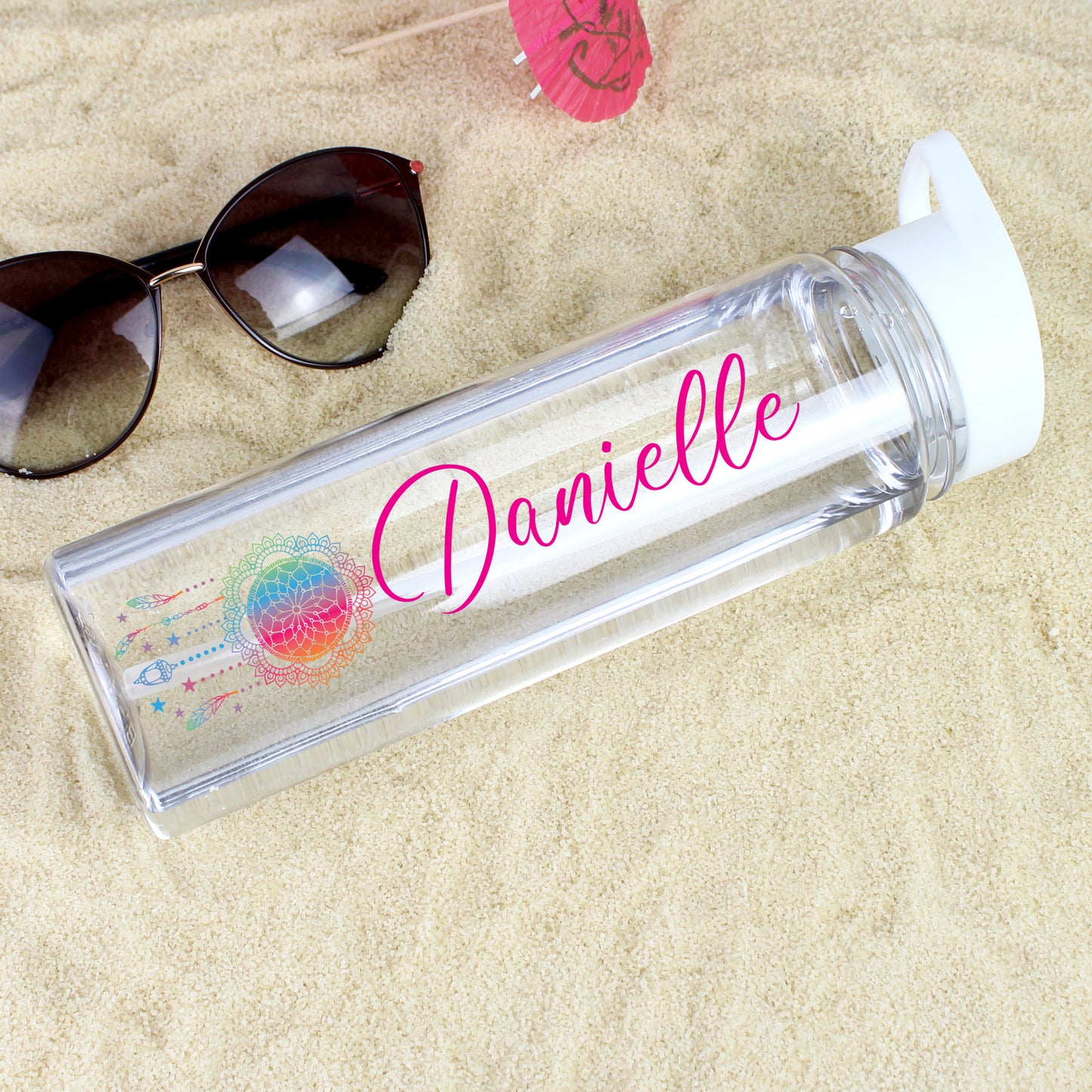 Personalised Dream Catcher Name Only Water Bottle - MK&JD Gifts