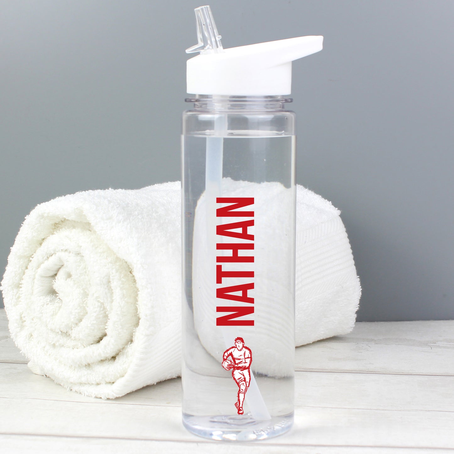 Personalised Sports Name Only Water Bottle - MK&JD Gifts
