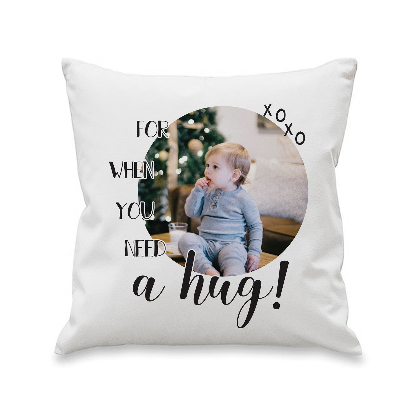 Personalised Need A Hug Photo Upload Cushion - MK&JD Gifts