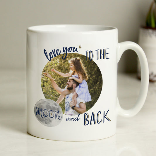 Personalised To The Moon & Back Photo Upload Mug - MK&JD Gifts
