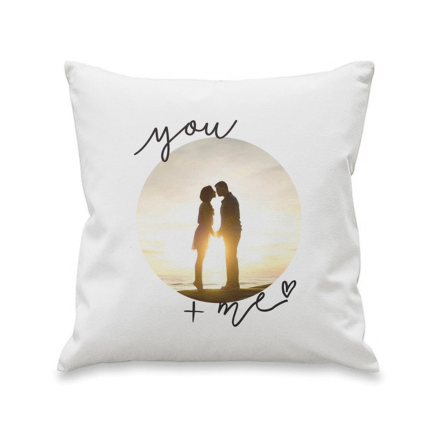 Personalised You & Me Photo Upload Cushion - MK&JD Gifts