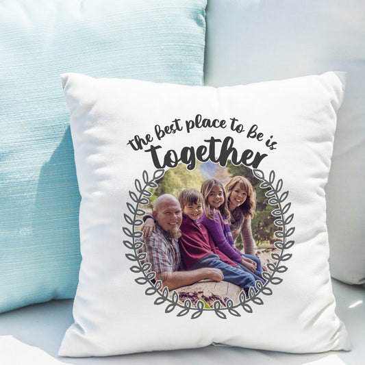 Personalised Better Together Photo Upload Cushion - MK&JD Gifts