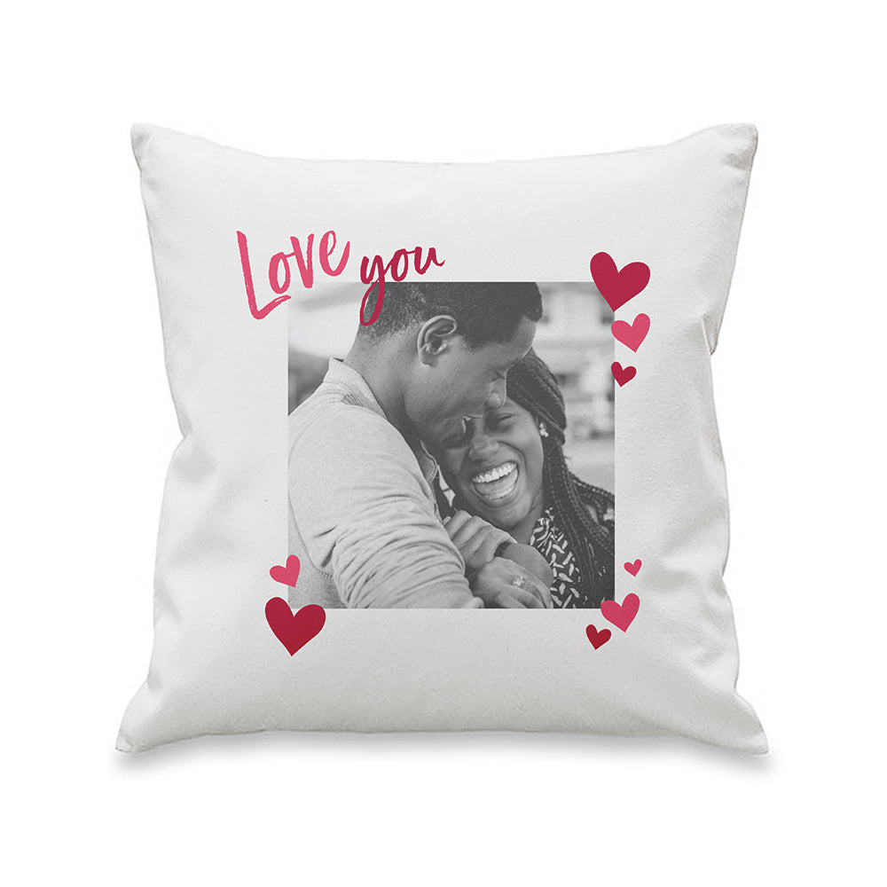 Personalised Love You Photo Upload Cushion - MK&JD Gifts