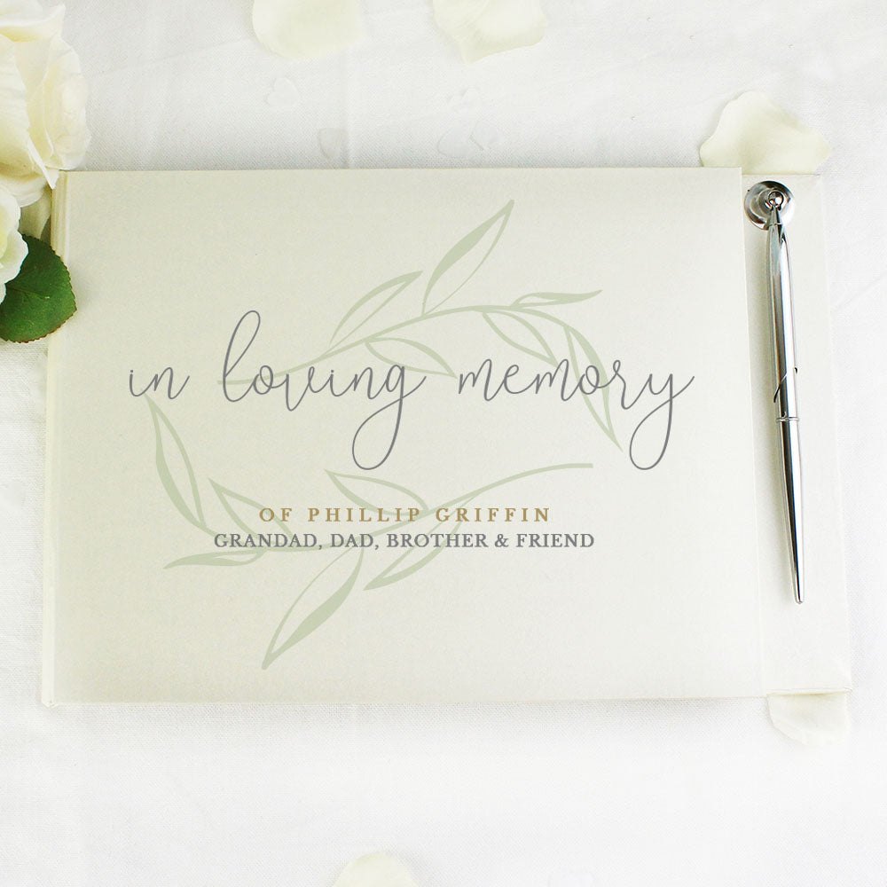 Personalised In Loving Memory Guest Book - MK&JD Gifts