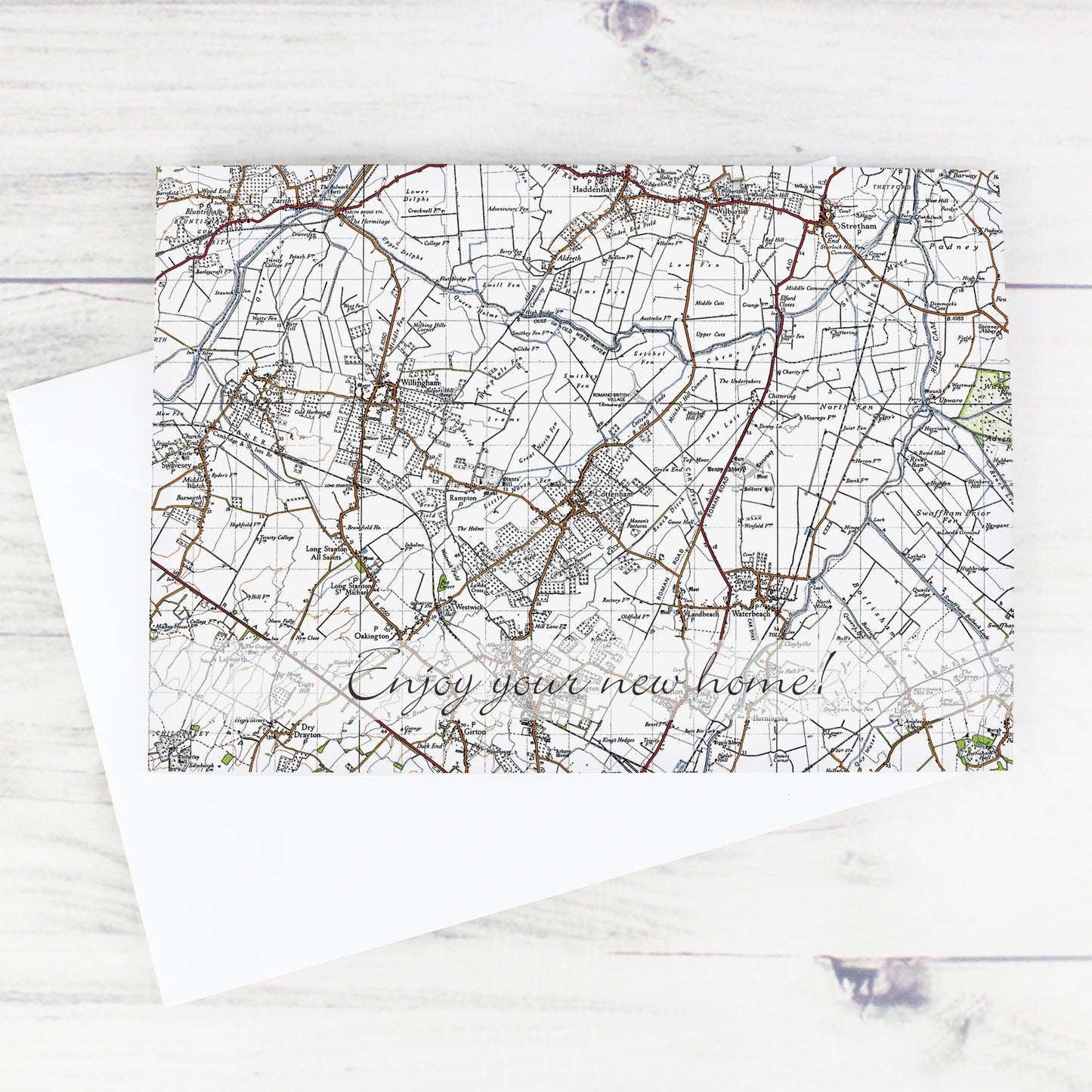 Personalised 1945 - 1948 New Popular Map Card - MK&JD Gifts