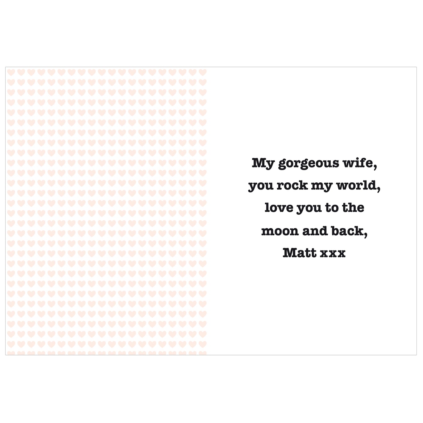 Personalised I HEART Card - MK&JD Gifts