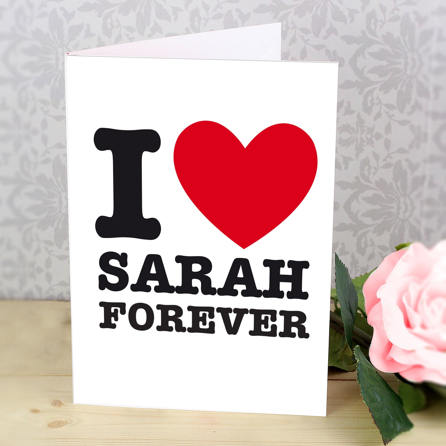 Personalised I HEART Card - MK&JD Gifts