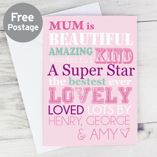 Personalised She Is... Card - MK&JD Gifts