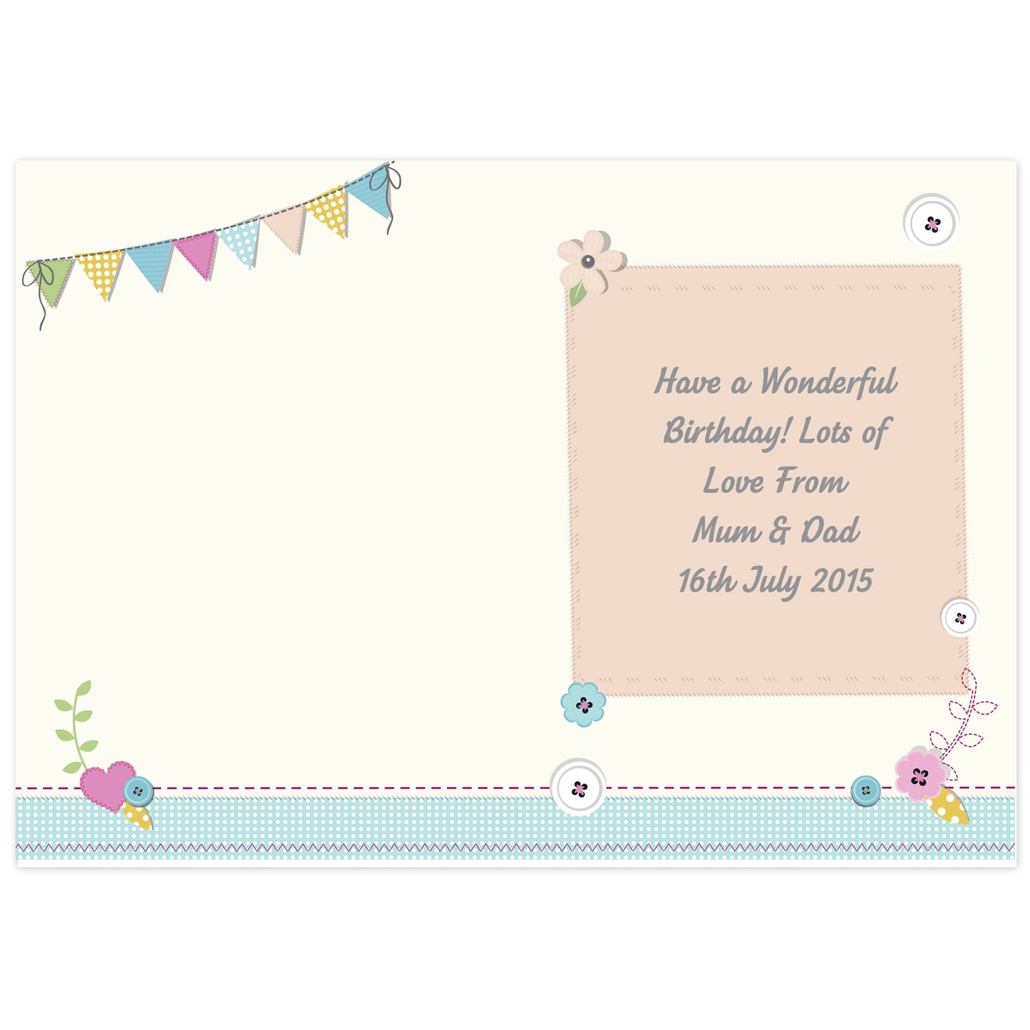 Personalised Birthday Craft Card - MK&JD Gifts