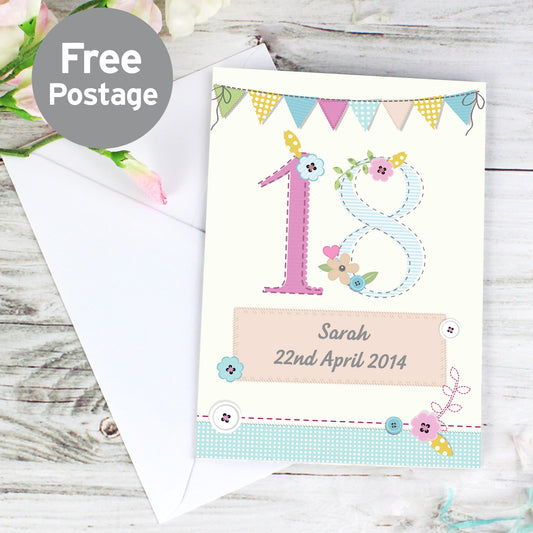 Personalised Birthday Craft Card - MK&JD Gifts