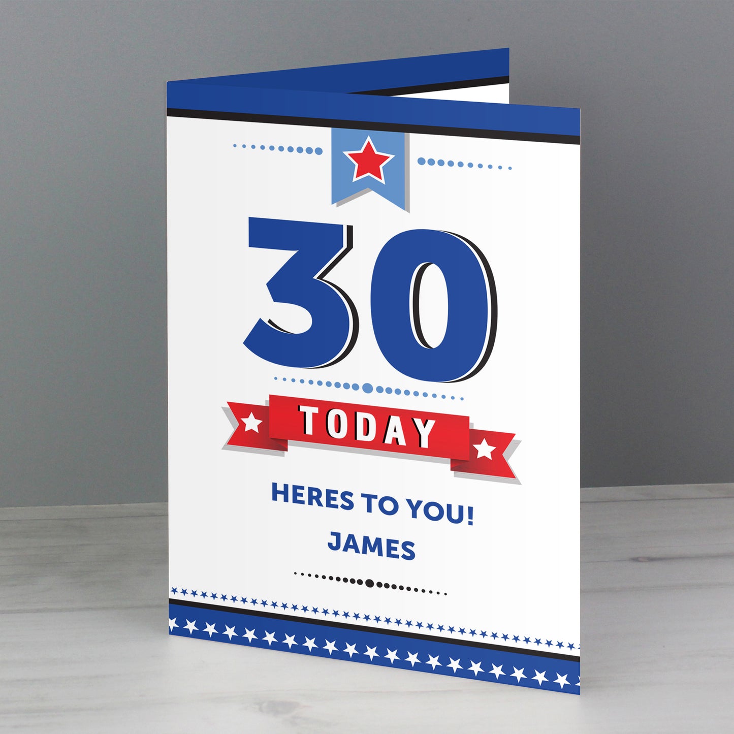 Personalised Birthday Star Card - MK&JD Gifts
