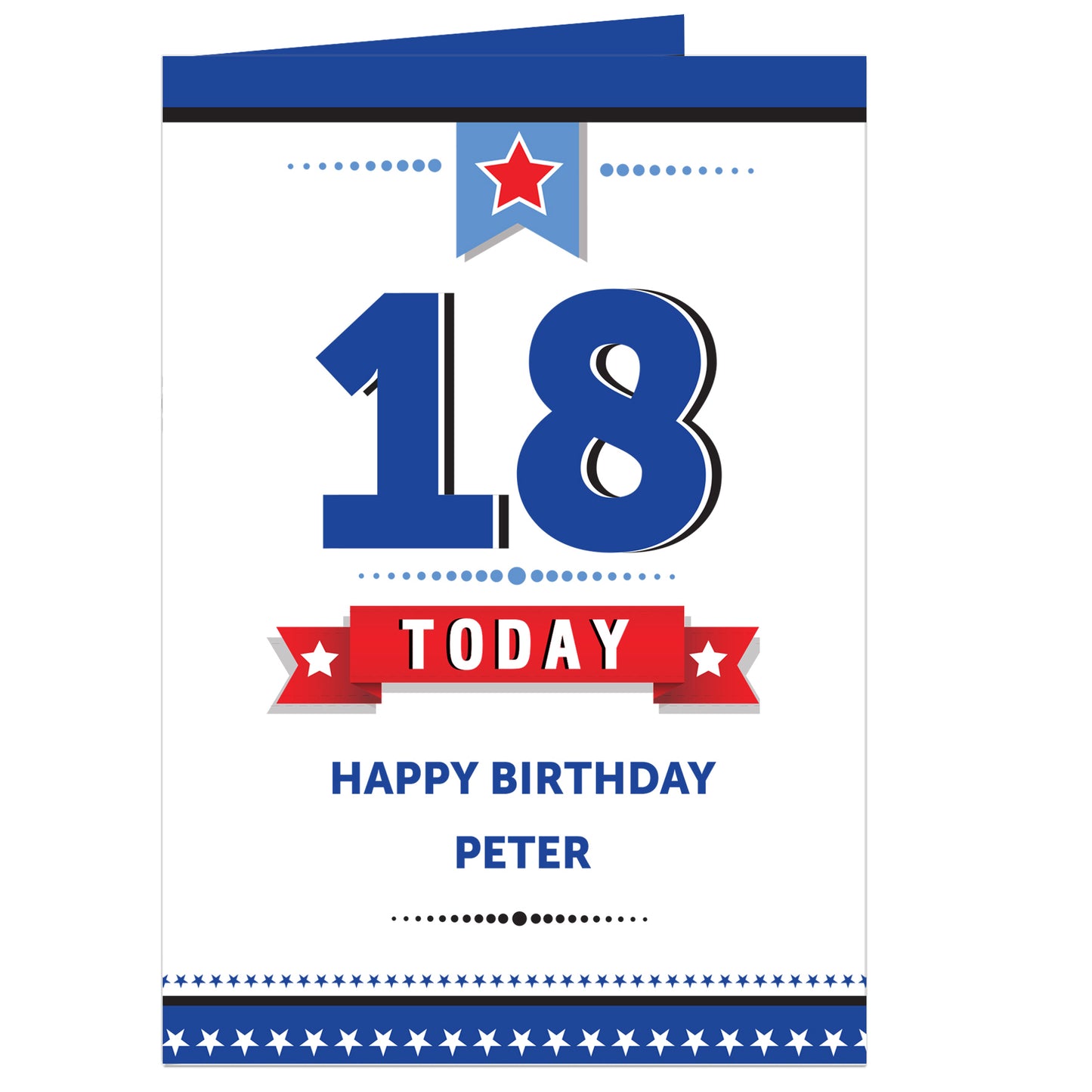 Personalised Birthday Star Card - MK&JD Gifts