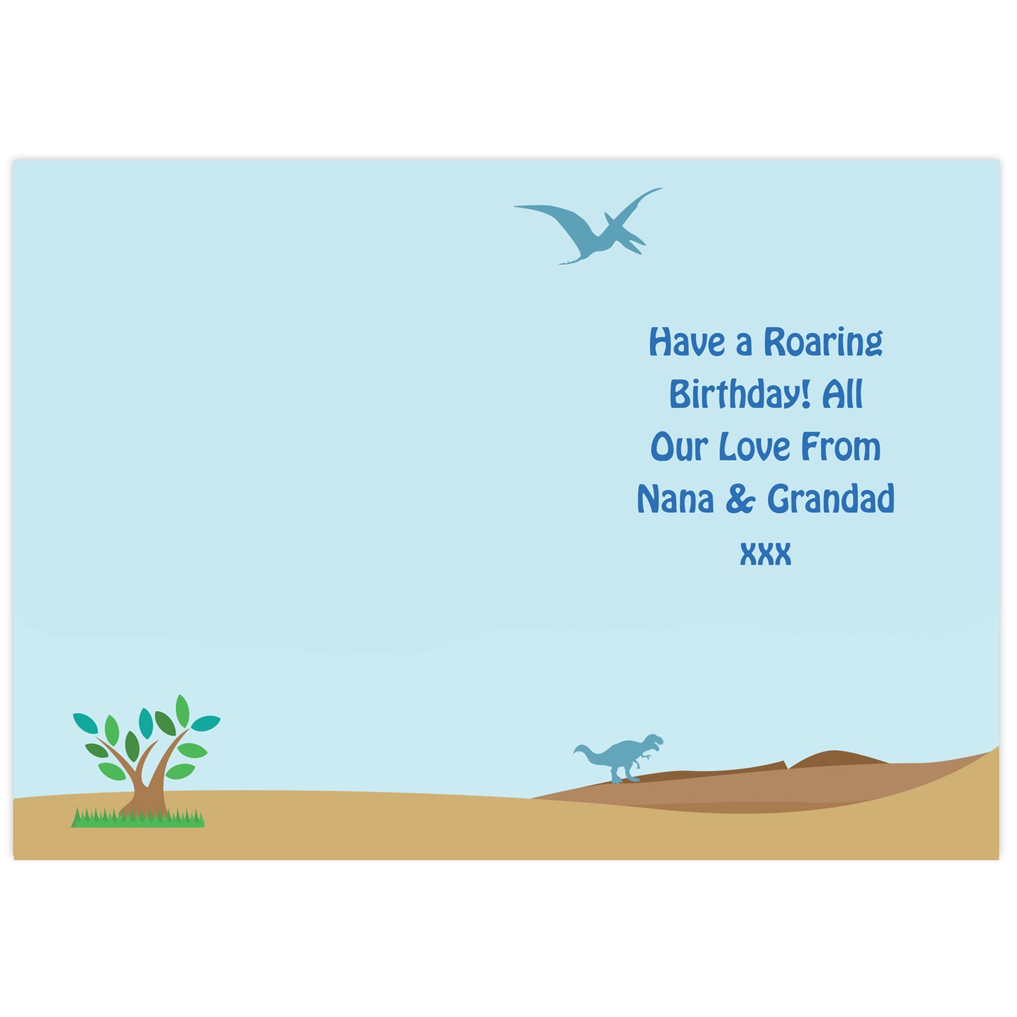 Personalised Dinosaur Card - MK&JD Gifts