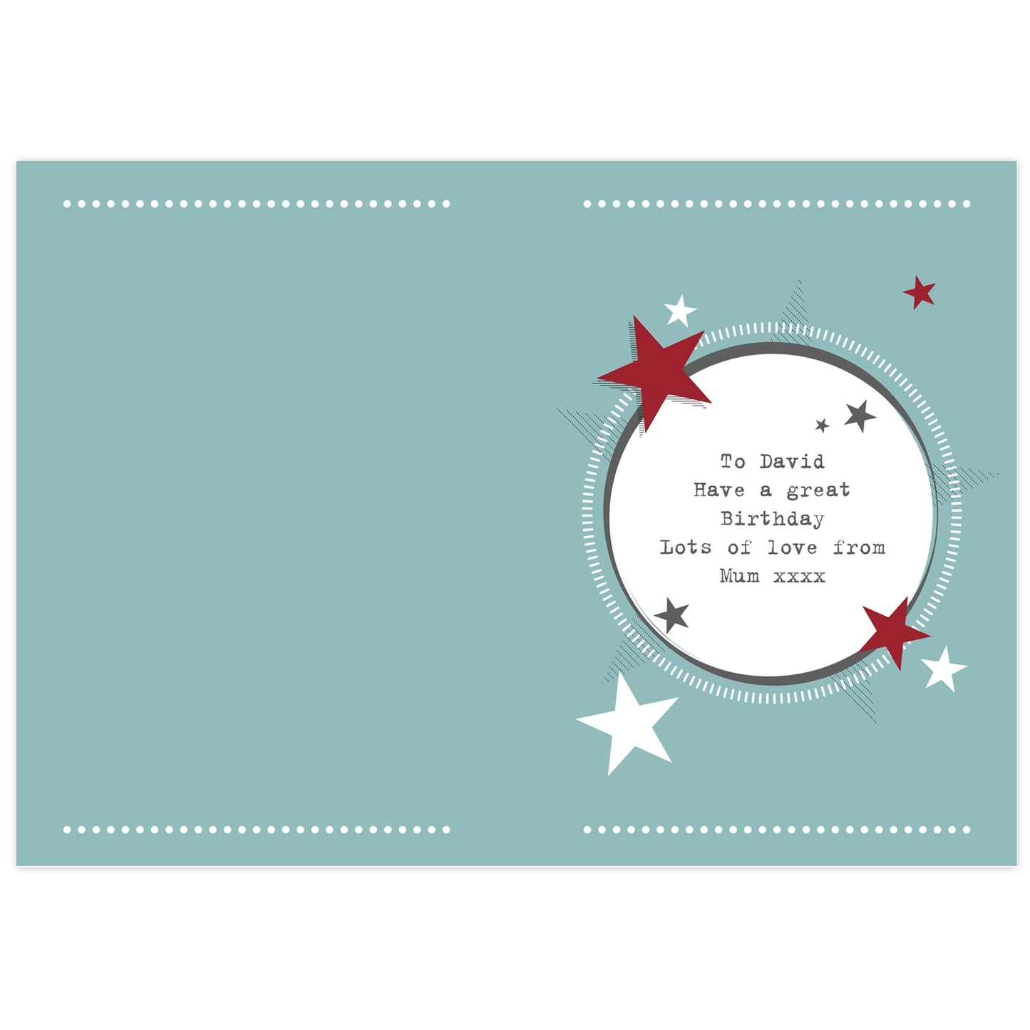 Personalised 50s Retro Card - MK&JD Gifts