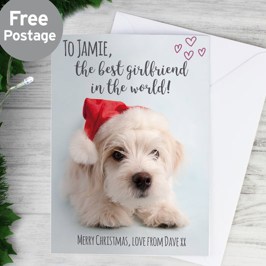 Personalised Rachael Hale Terrier Christmas Card - MK&JD Gifts