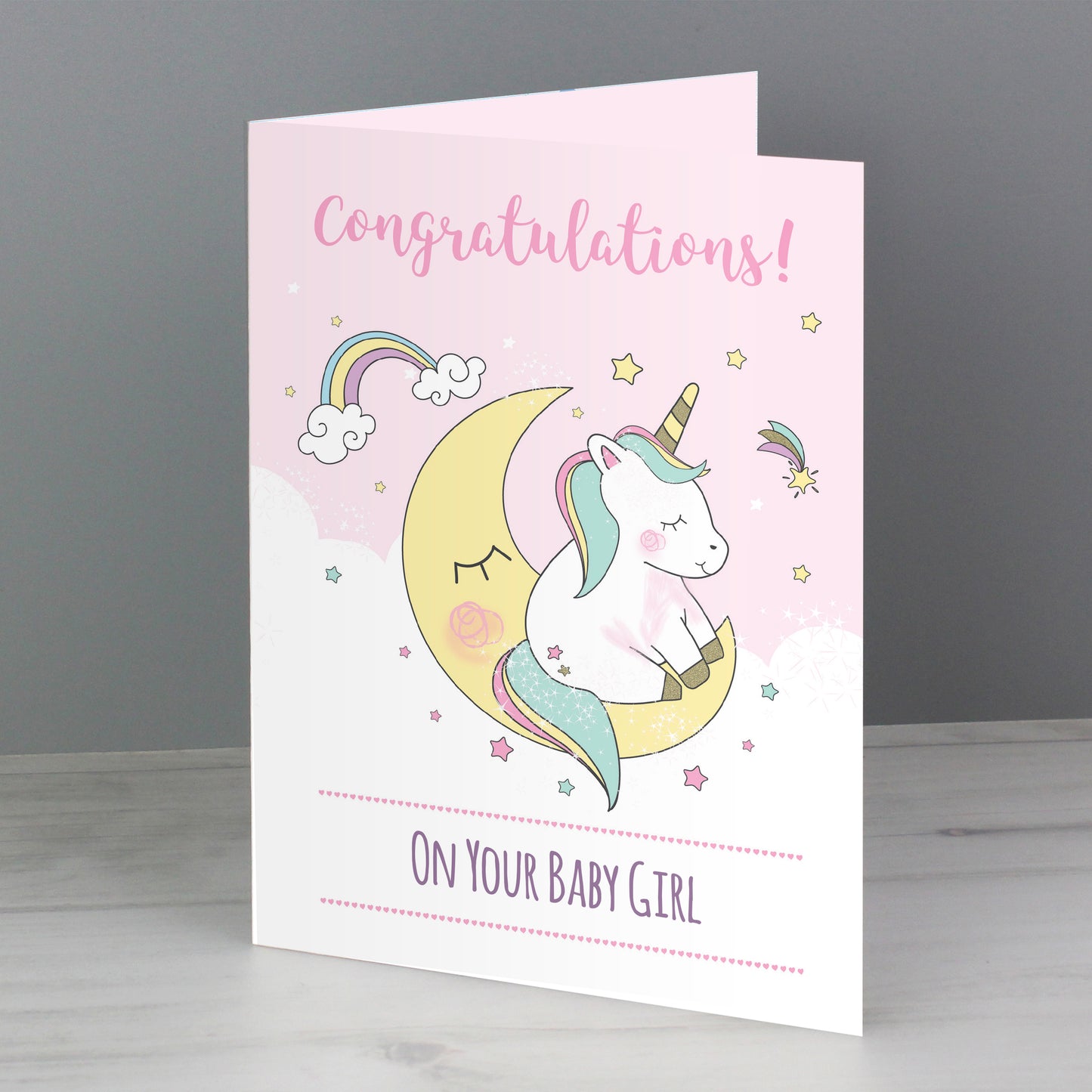 Personalised Baby Unicorn Card - MK&JD Gifts