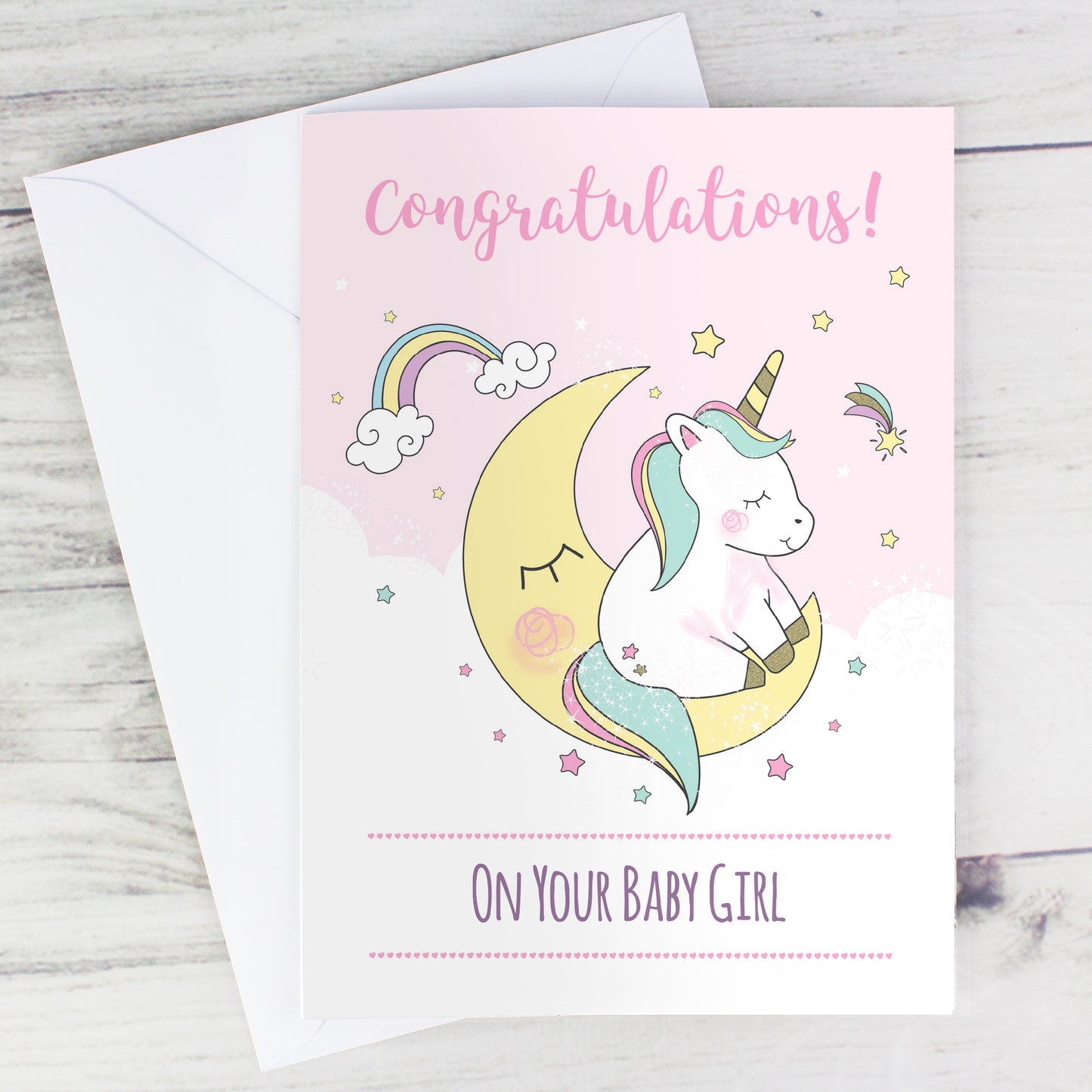 Personalised Baby Unicorn Card - MK&JD Gifts