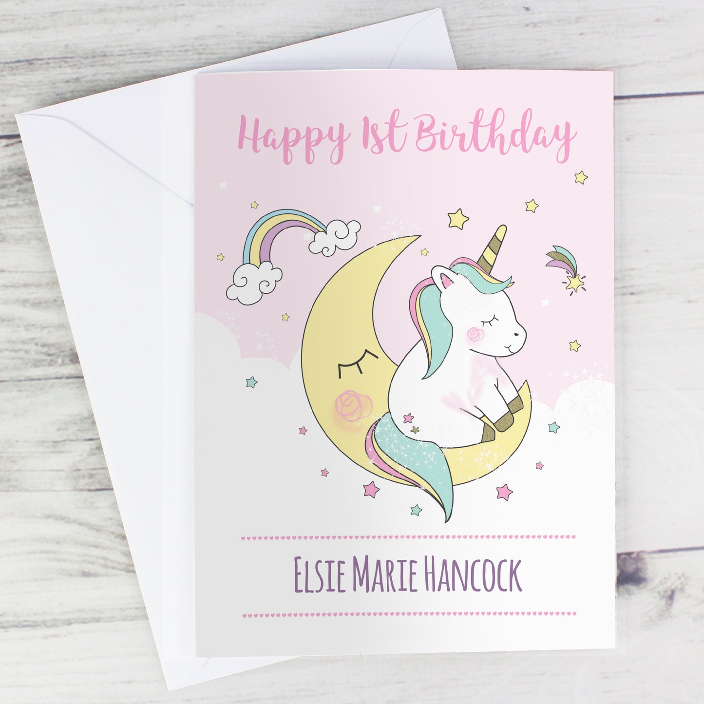 Personalised Baby Unicorn Card - MK&JD Gifts