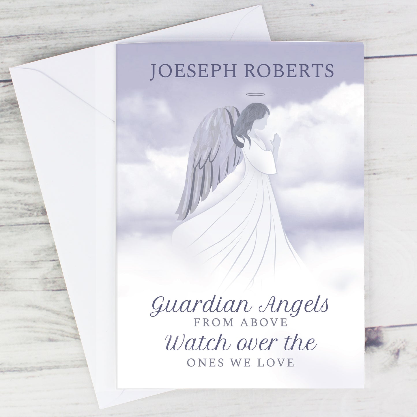Personalised Guardian Angel Card - MK&JD Gifts