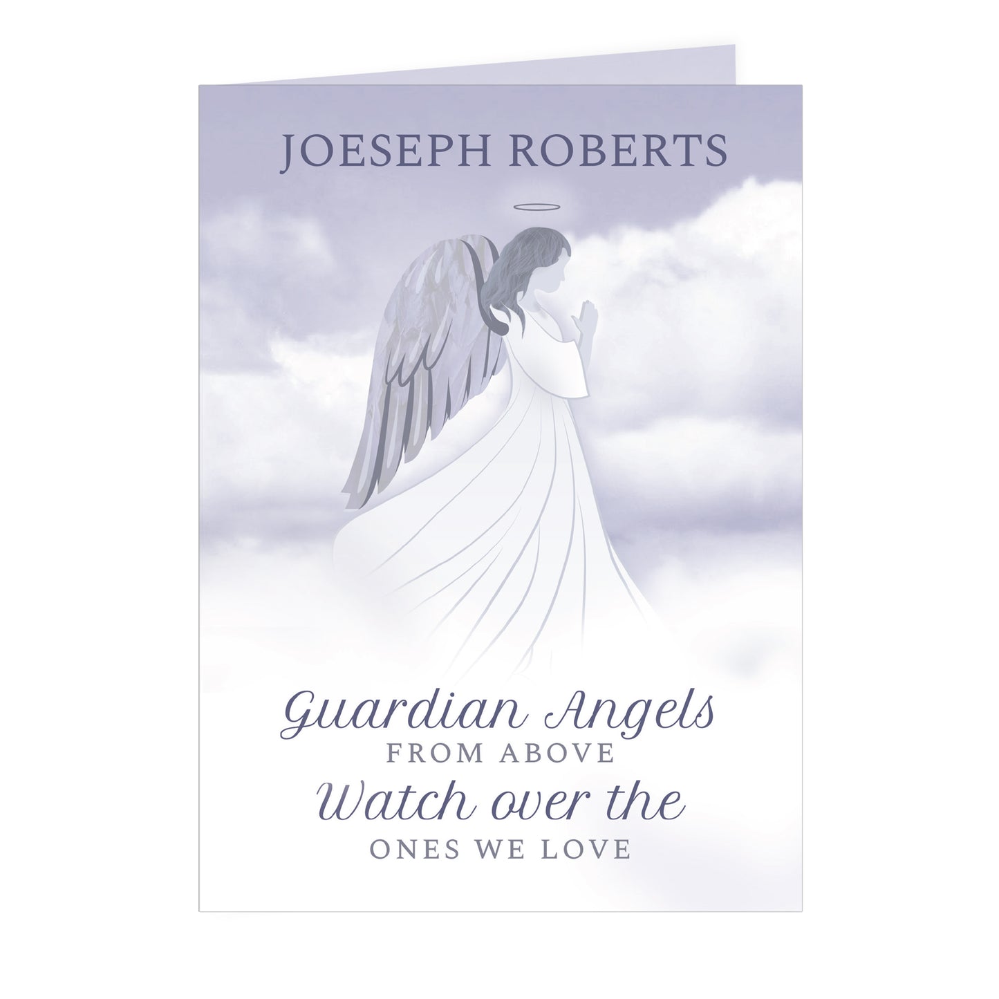 Personalised Guardian Angel Card - MK&JD Gifts