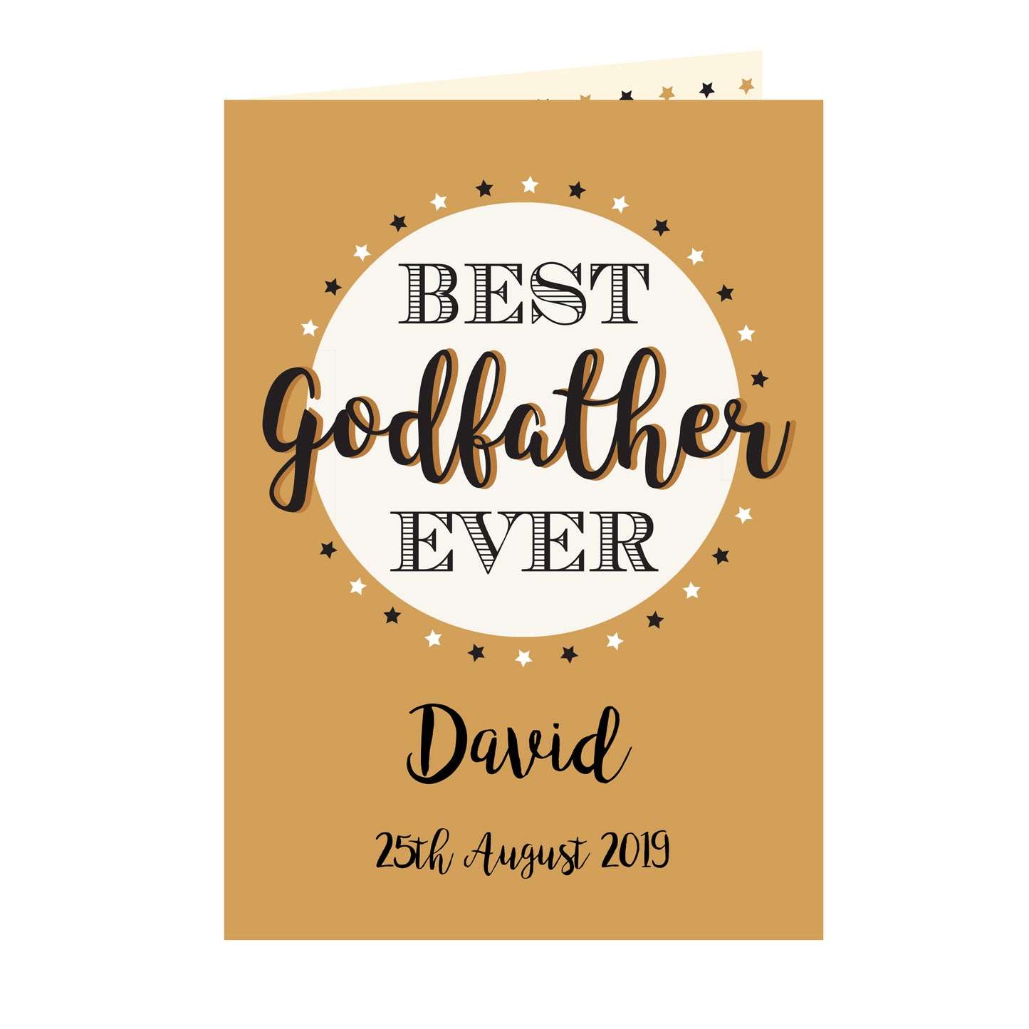 Personalised Best Godfather Card - MK&JD Gifts
