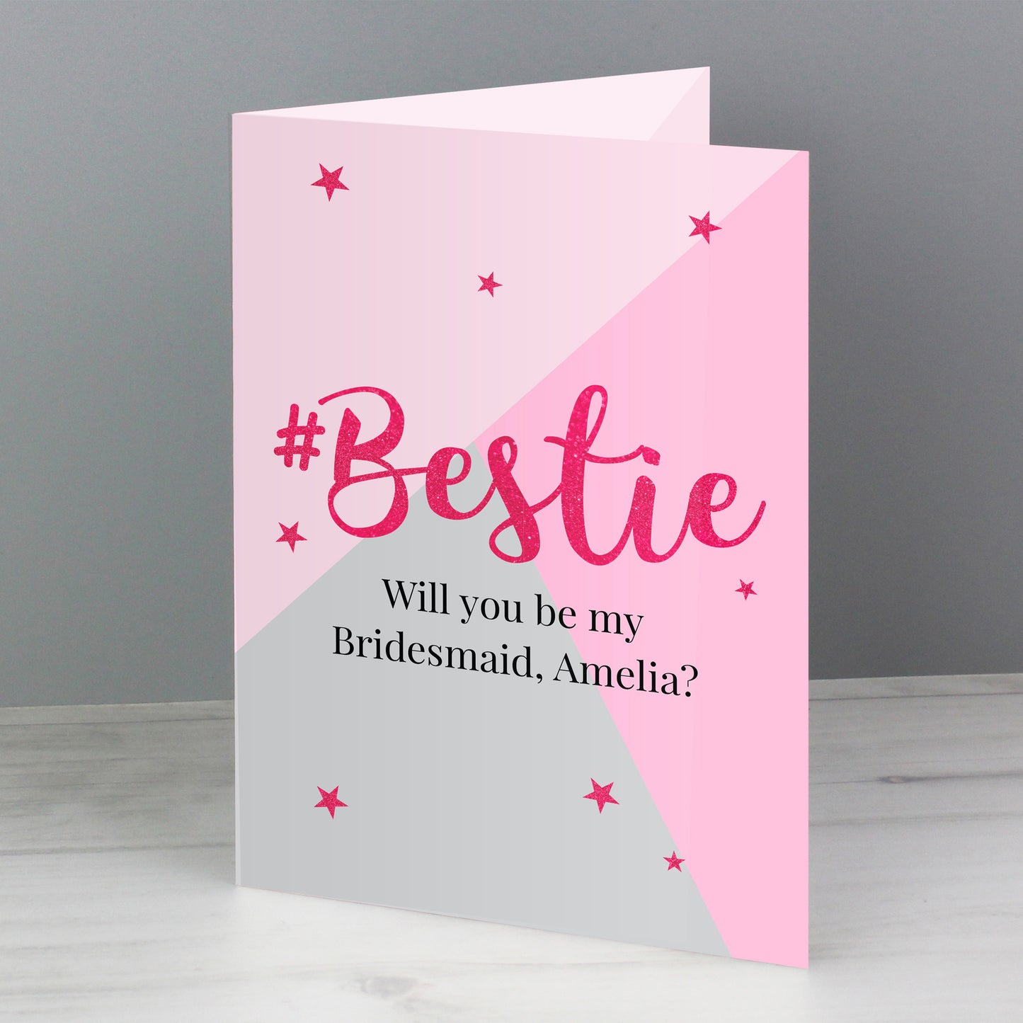 Personalised #Bestie Card - MK&JD Gifts