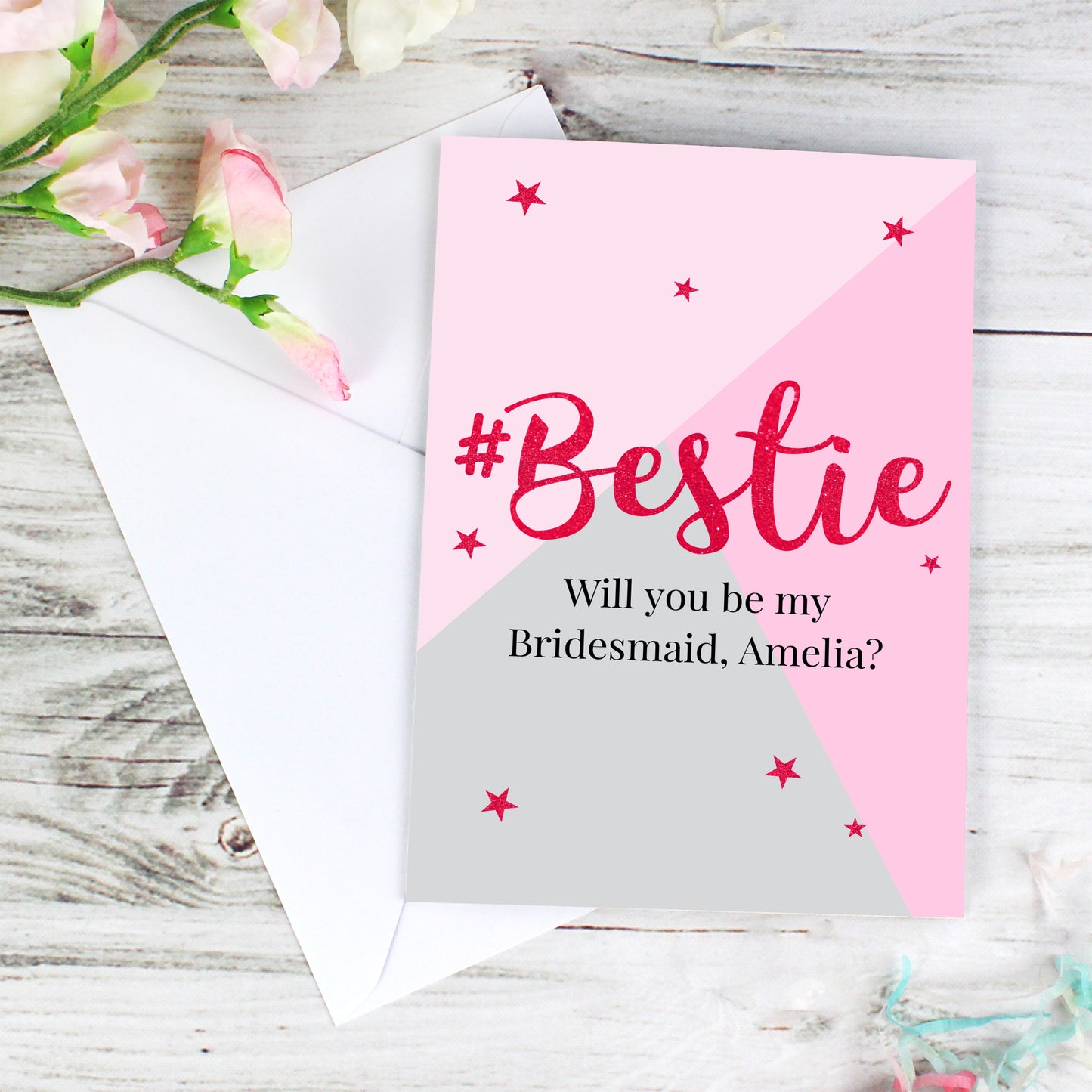 Personalised #Bestie Card - MK&JD Gifts