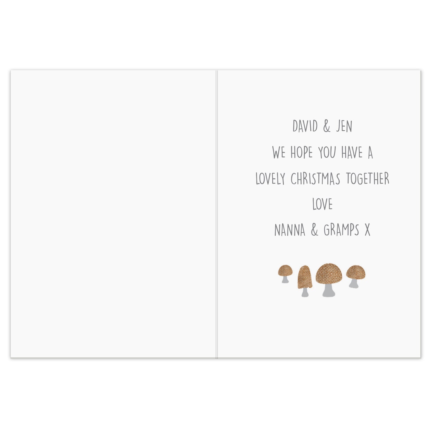 Personalised Christmas Gonk Card - MK&JD Gifts
