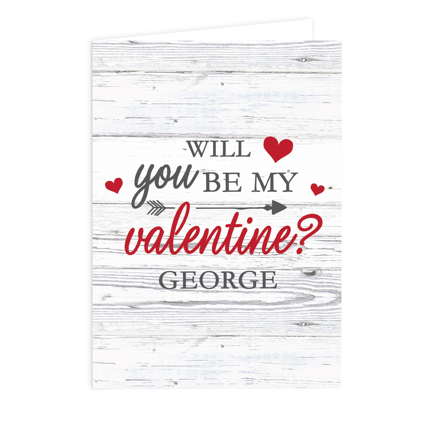 Personalised Be My Valentine Card - MK&JD Gifts