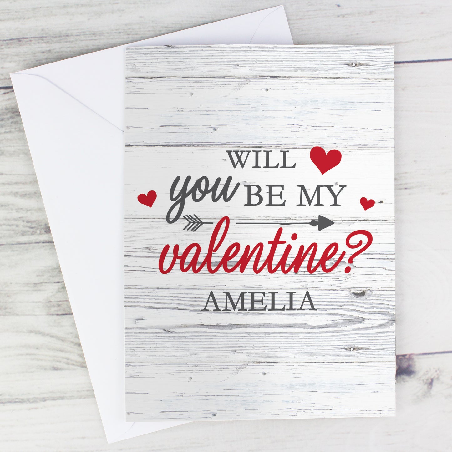 Personalised Be My Valentine Card - MK&JD Gifts