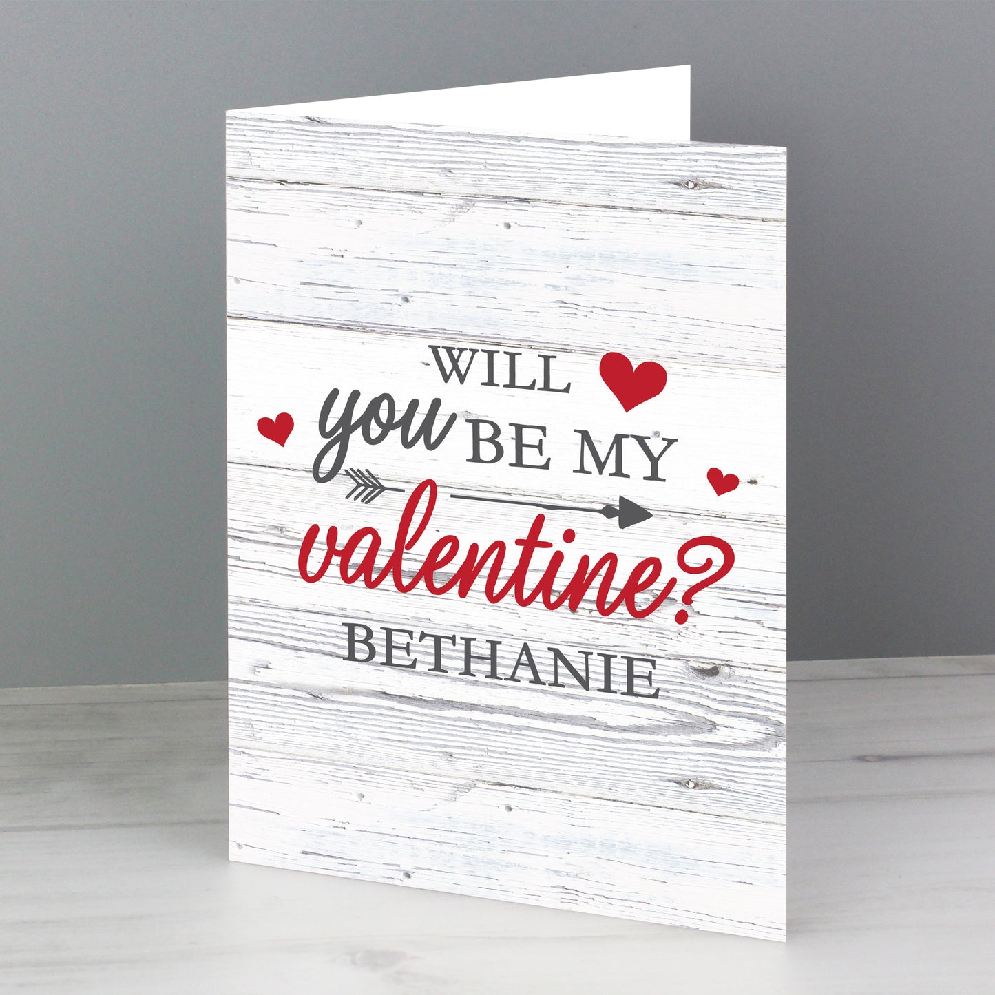 Personalised Be My Valentine Card - MK&JD Gifts