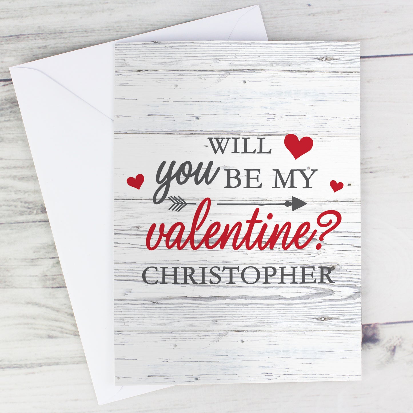 Personalised Be My Valentine Card - MK&JD Gifts