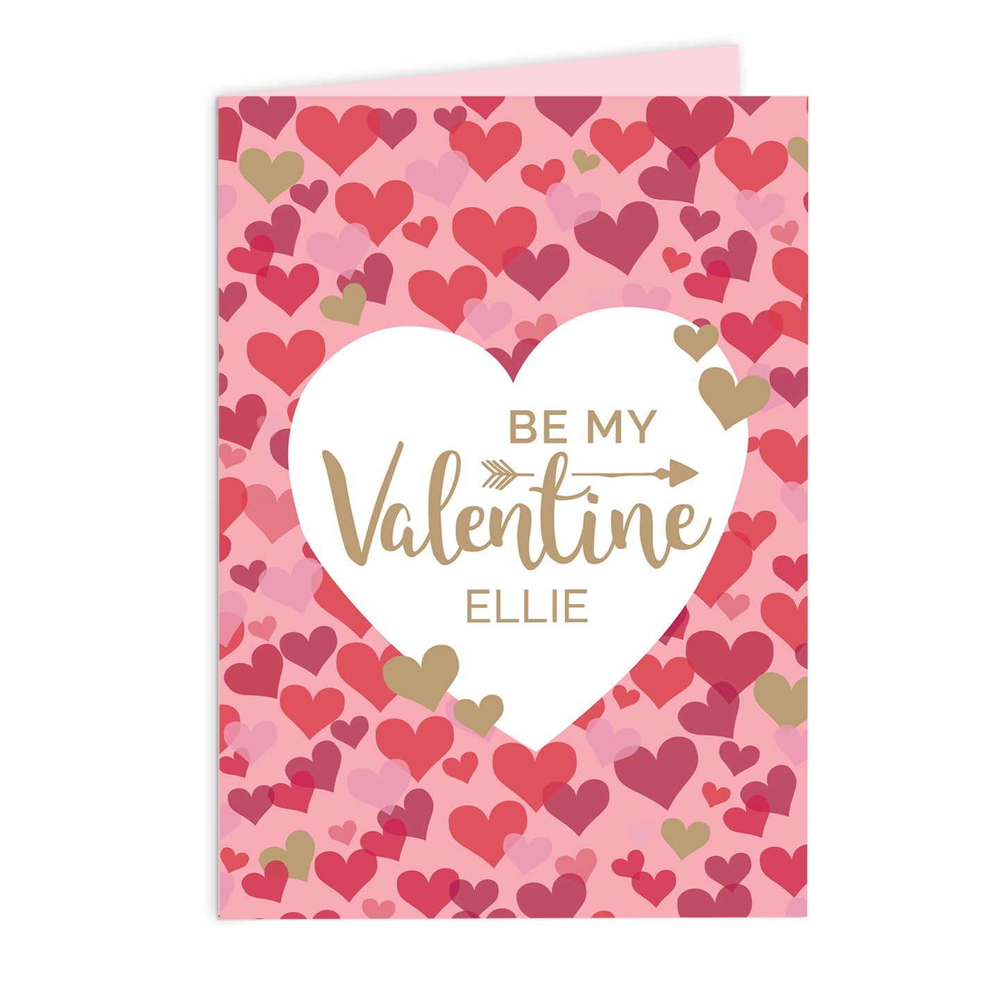 Personalised Valentine's Day Confetti Hearts Card - MK&JD Gifts