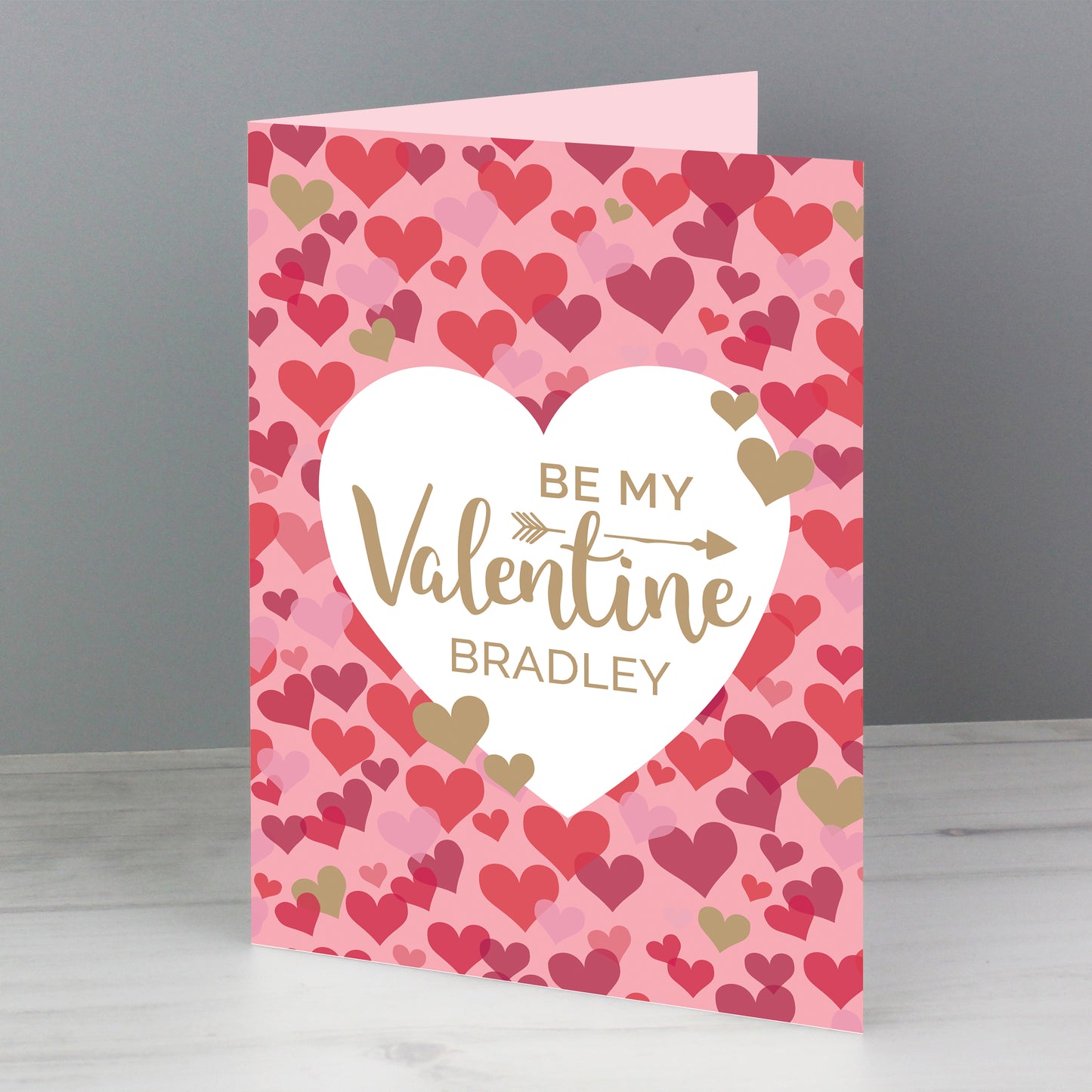 Personalised Valentine's Day Confetti Hearts Card - MK&JD Gifts