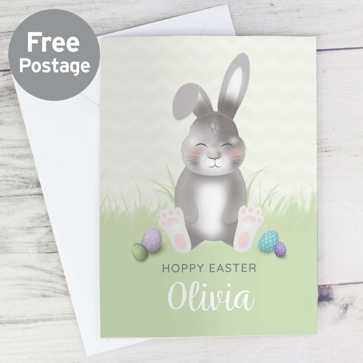 Personalised Easter Bunny Card - MK&JD Gifts