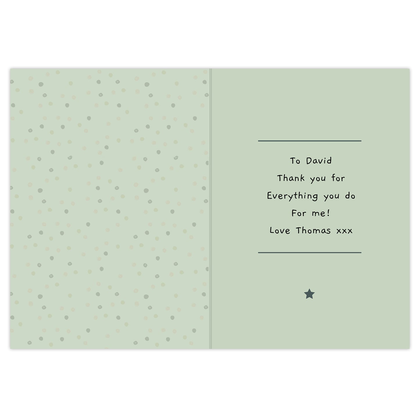 Personalised 'You're Like a Dad to Me' Card - MK&JD Gifts