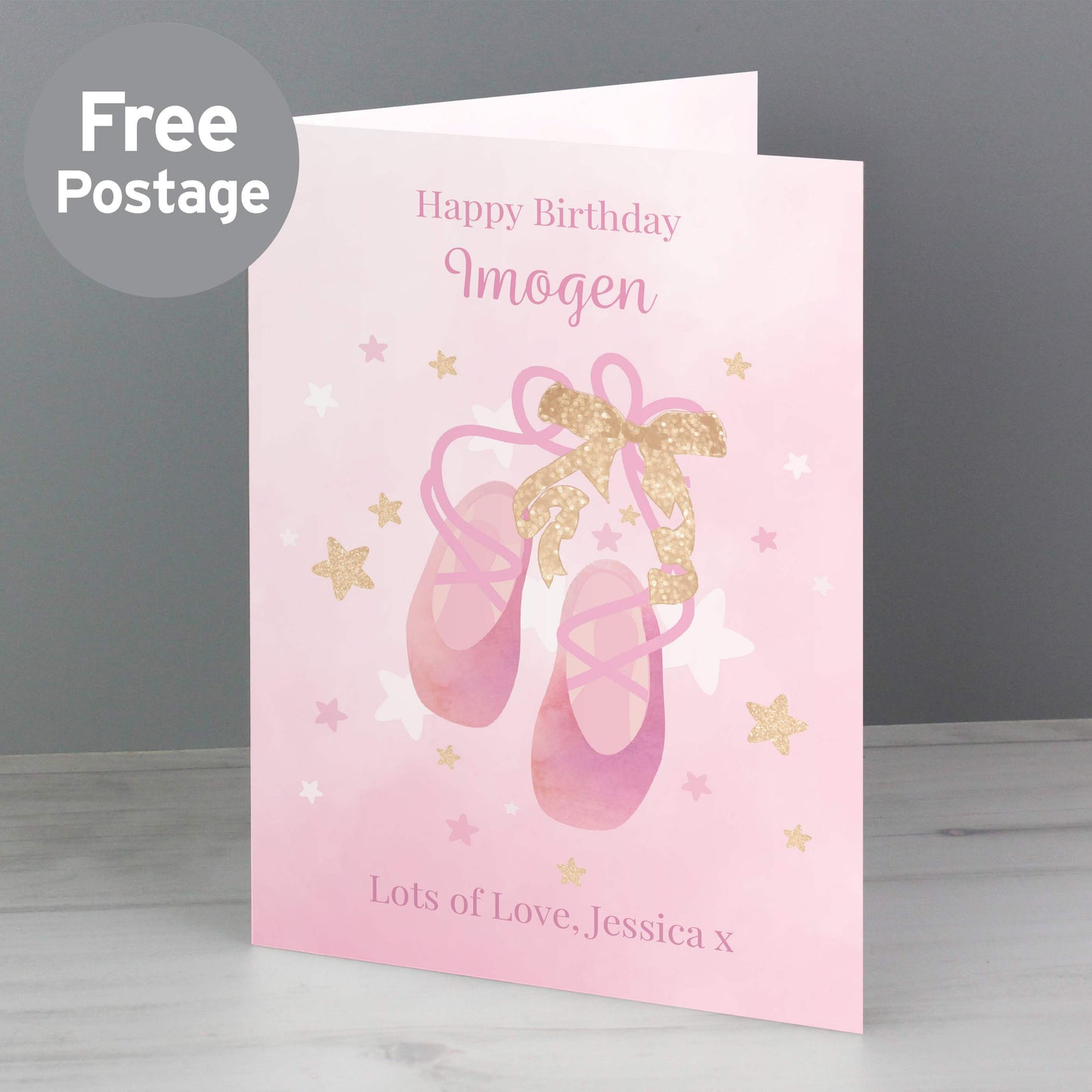 Personalised Swan Lake Ballet Card - MK&JD Gifts