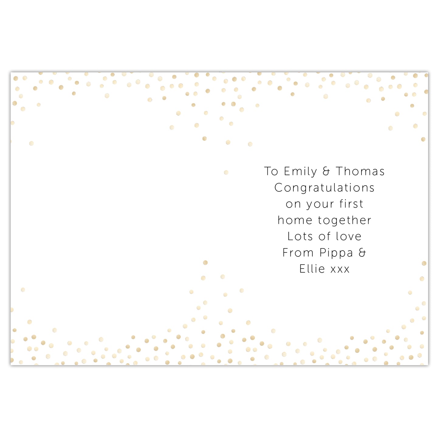 Personalised Congratulations Card - MK&JD Gifts