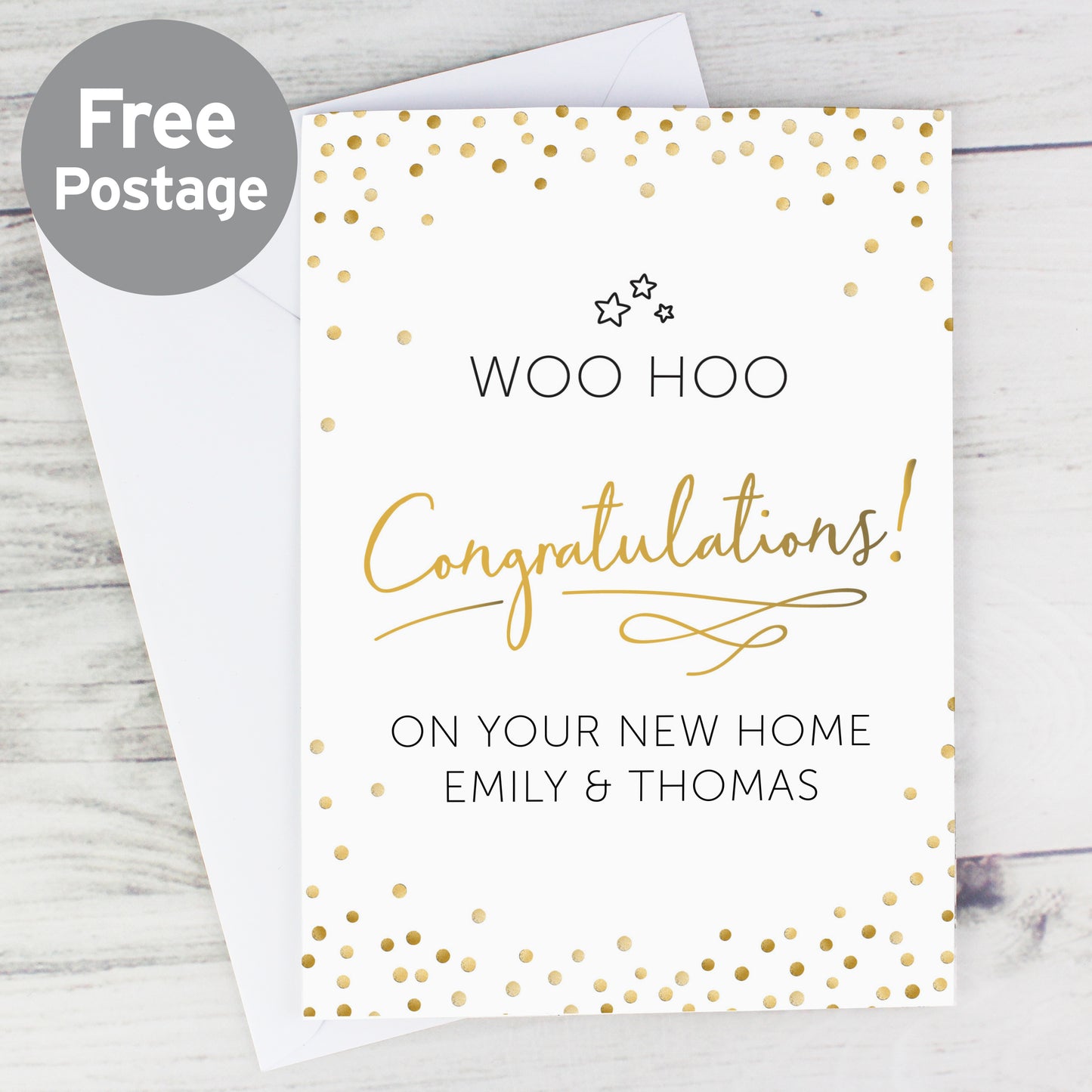 Personalised Congratulations Card - MK&JD Gifts