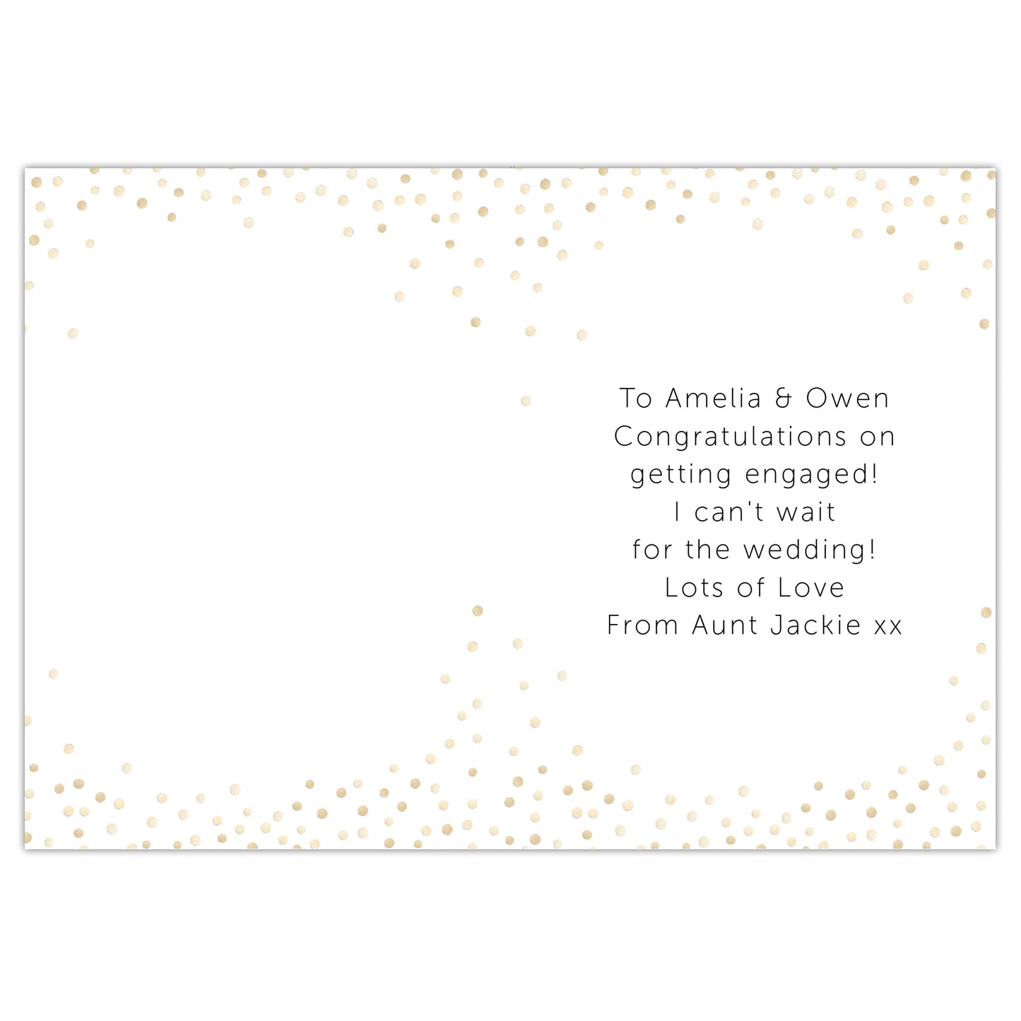 Personalised Engagement Card - MK&JD Gifts