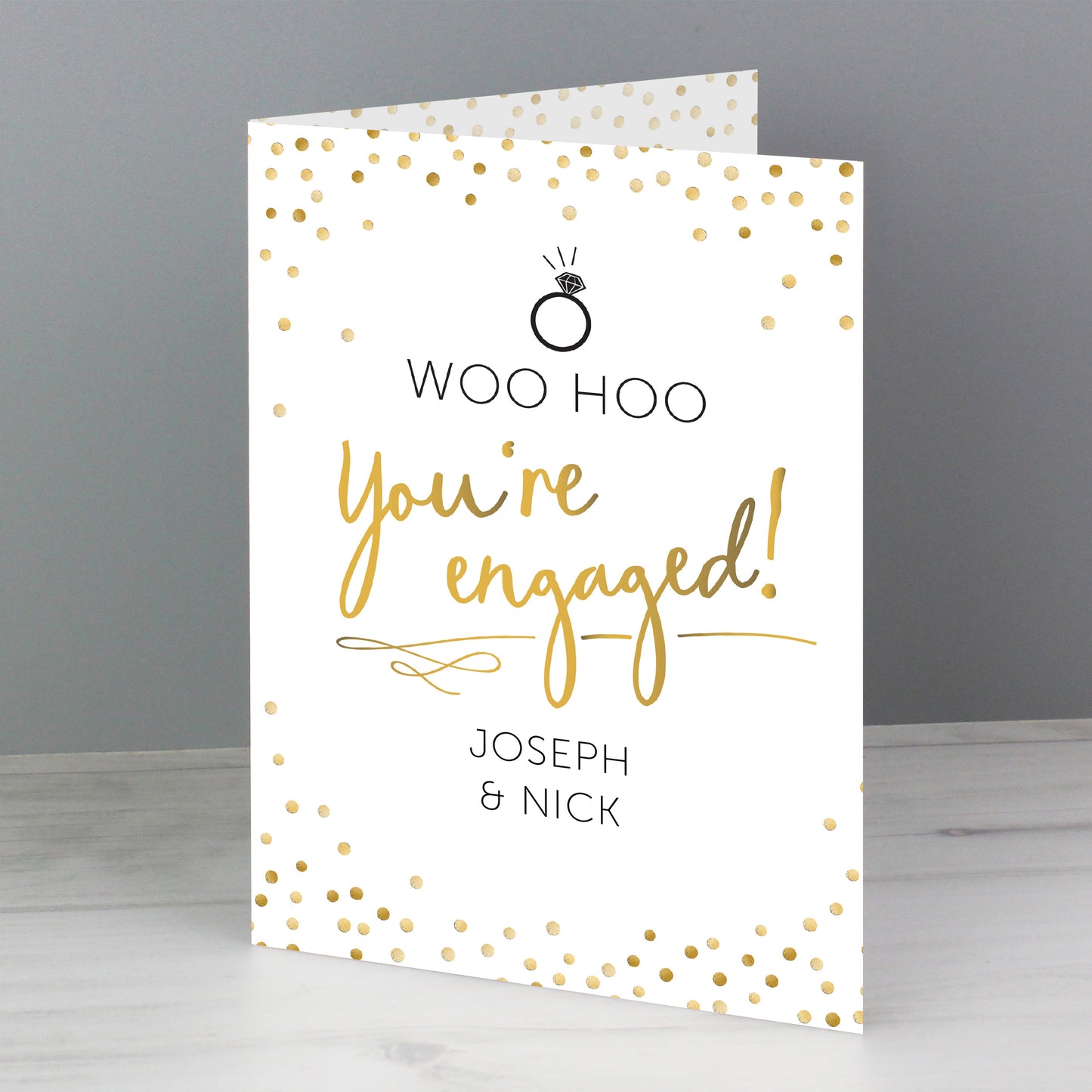 Personalised Engagement Card - MK&JD Gifts