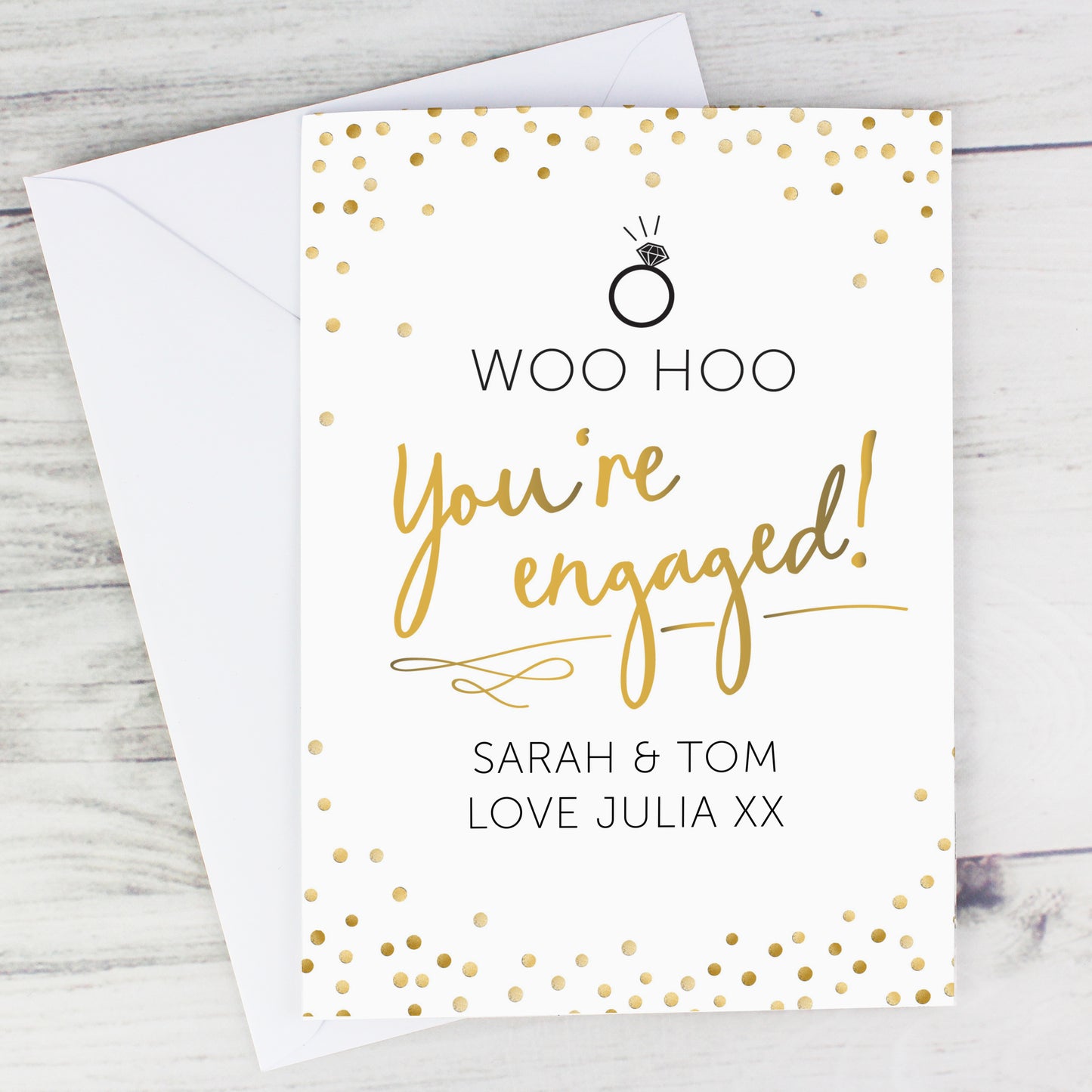 Personalised Engagement Card - MK&JD Gifts